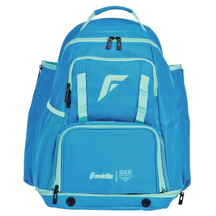 Franklin Sports USA SB Gameday Fastpitch Softball Backpack – Blue