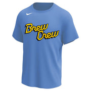 Men's Milwaukee Brewers Nike City Connect Wordmark Drifit T-Shirt