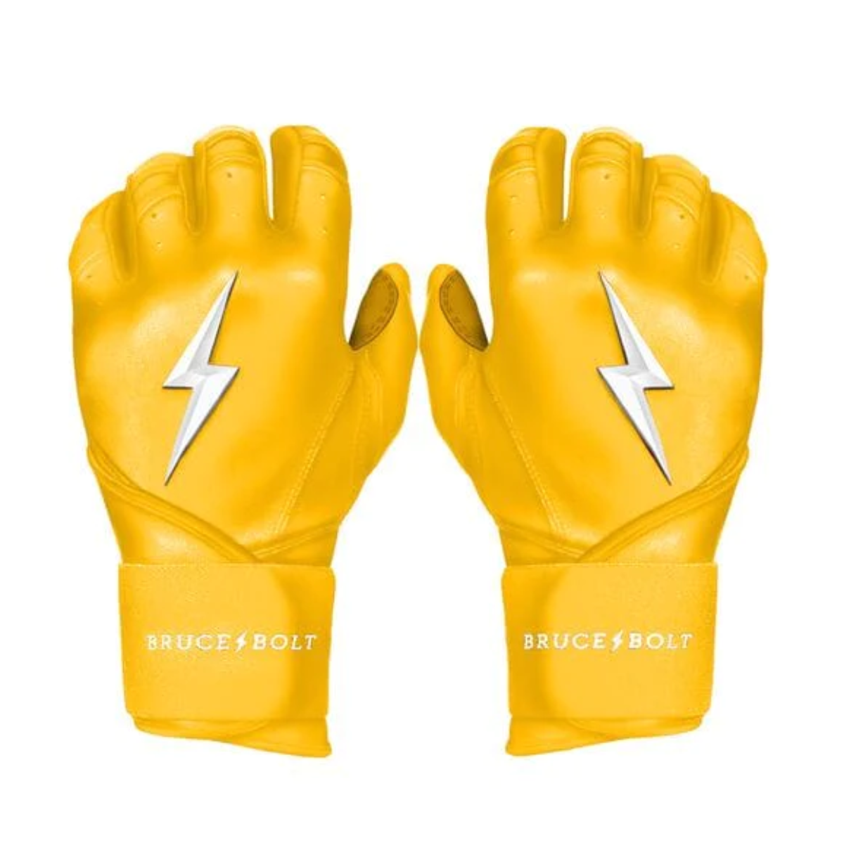 Gants De Frappe Bruce Bolt Premium Pro - Jaune, Taille XL, Manchette Courte, Neufs