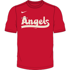 Men's Los Angeles Angels Nike City Connect Wordmark Drifit T-Shirt