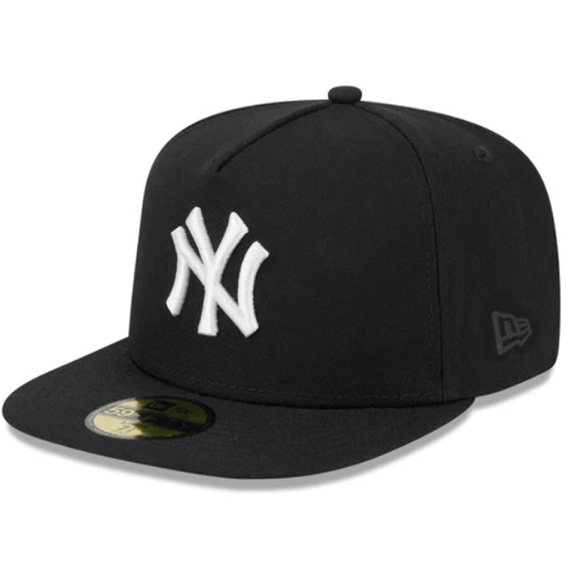 New York Yankees 59FIFTY A-Frame Fitted Hat – Black – Peligro Sports