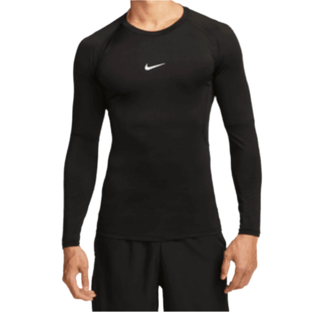 nike game men's long sleeve baseball top