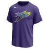 Men's Tampa Devil Rays Nike City Connect Wordmark Drifit T-Shirt