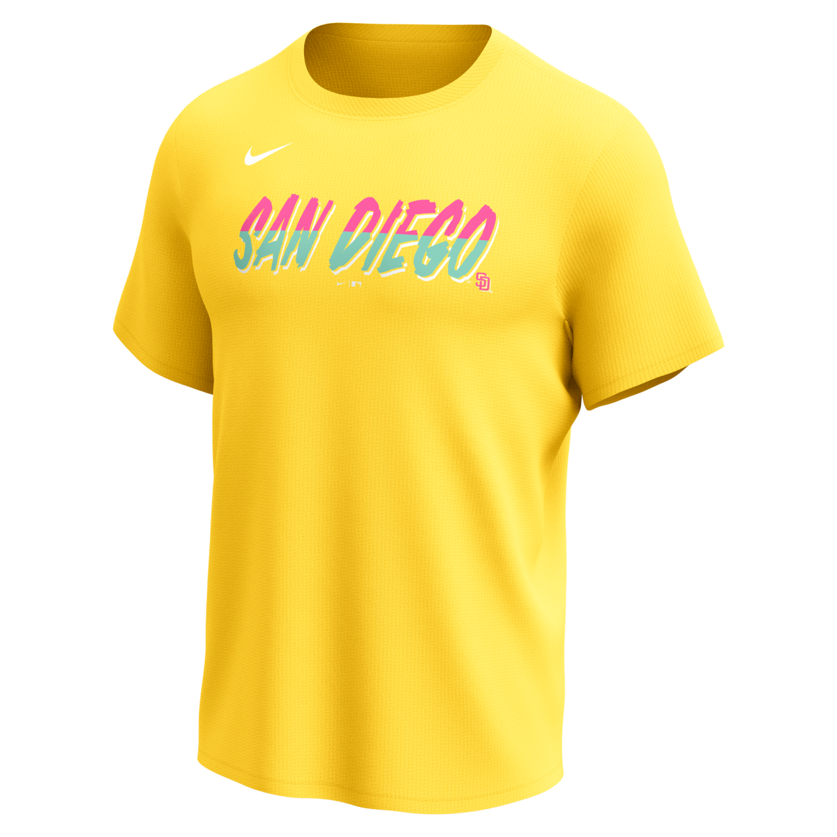 Youth - Nike Gold San Diego Padres City Connect Wordmark T-Shirt