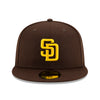 San Diego Padres New Era Brown Authentic Collection On-Field 59FIFTY Fitted Hat