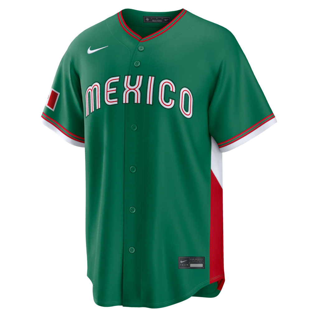 2026 WBC Mexico Men's Nike Stadium Jersey – Official Home White