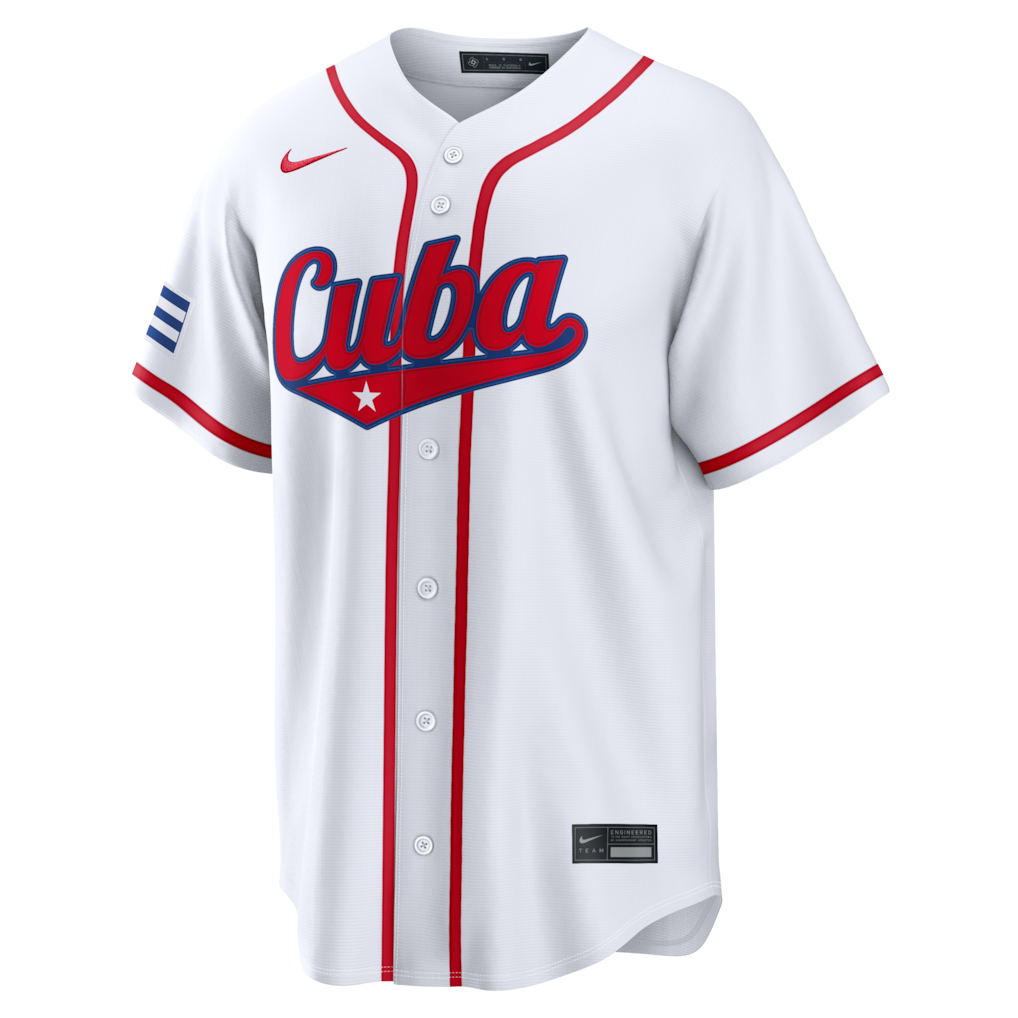 2026 WBC Cuba Men's Nike Stadium Jersey – Official Home White