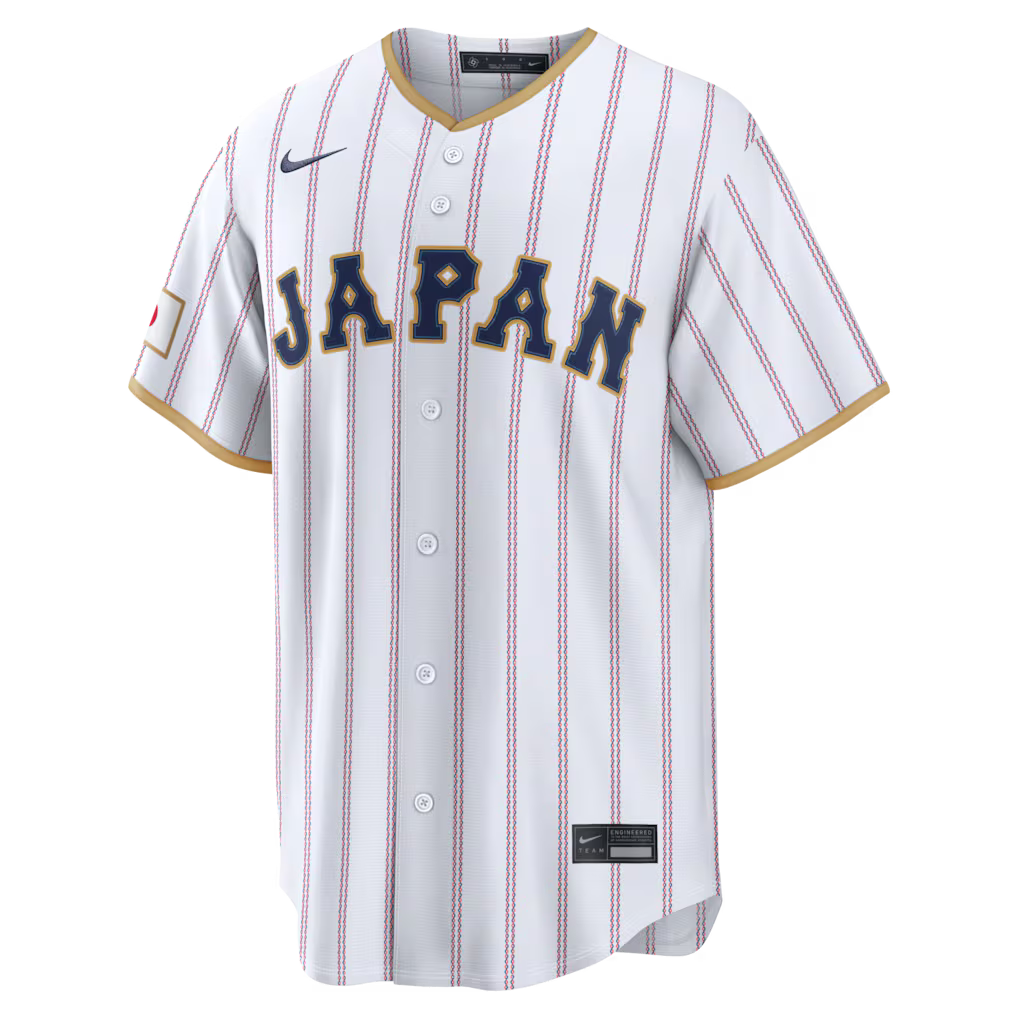 2026 WBC Japan Men's Nike Stadium Jersey – Official Home White