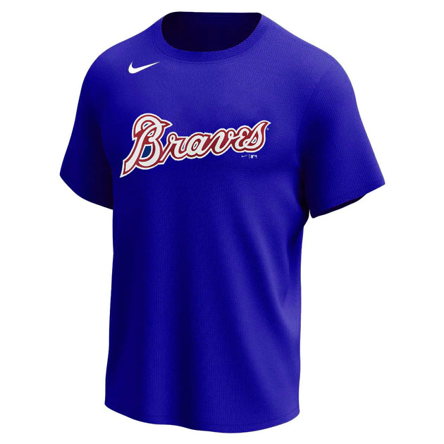 Men's Atlanta Braves Nike City Connect Wordmark Drift T-Shirt Medium