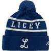 Official - Licey Skully Beanie (Licey) Hat with Pom Pom