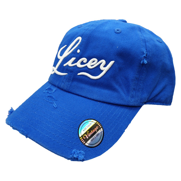 4Fans Licey Royal Blue Fitted Hat 7 3/8