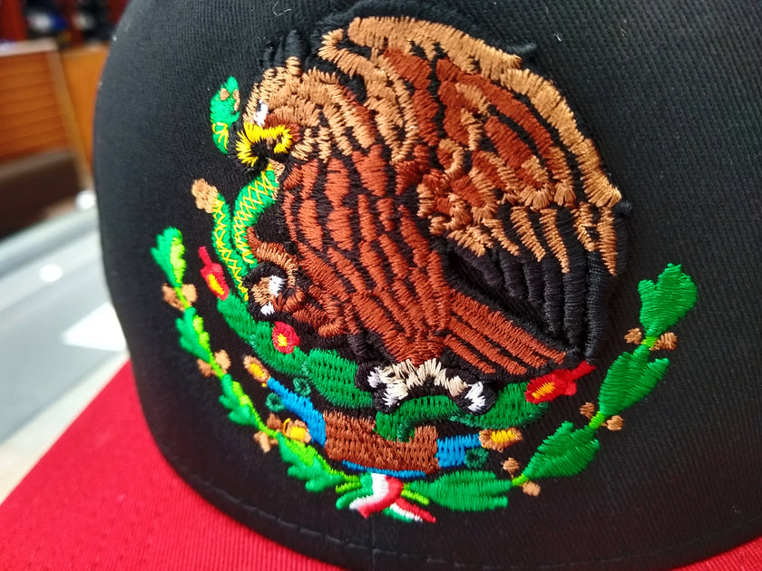 Mexico Hat - Baseball Hat - Mexico Baseball Cap - Snapback Hat - Custom Embroidered Hat - Yupoong Embroidered Cap - Embroidery Designs