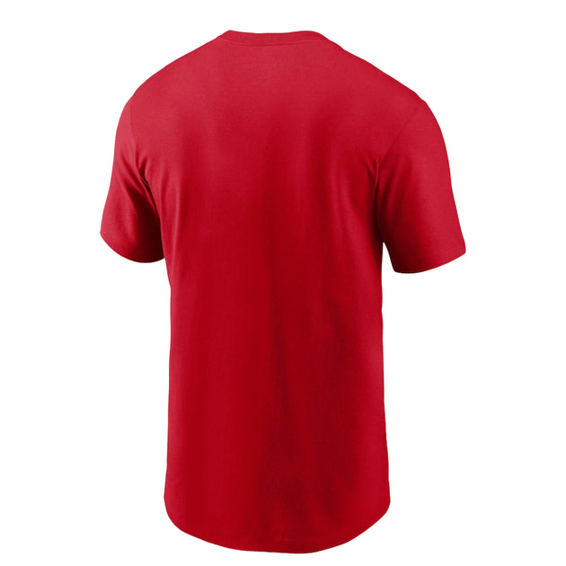 Cincinnati Reds Jersey Feel Short Sleeve V Neck T Shirt Baseball MLB Red  Size L