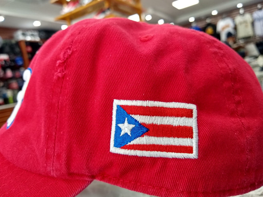 Puerto Rico Snapback Royal and Red hats – Peligro Sports