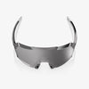 100% KORBIN Gloss Black Chrome Sport Performance Sunglasses – HiPER® Silver Mirror Lens