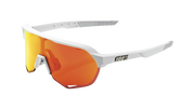 100% S2 Soft Tact Off White Cycling Sunglasses – HiPER® Red Multilayer Mirror Lens - 60006-00007