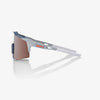 100% S3 Soft Tact Two Tone Cycling Sunglasses – HiPER® Silver Mirror Lens