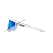 100% SPEEDCRAFT LE Bastille Pearl White Glitter - Blue Mirror Lens3