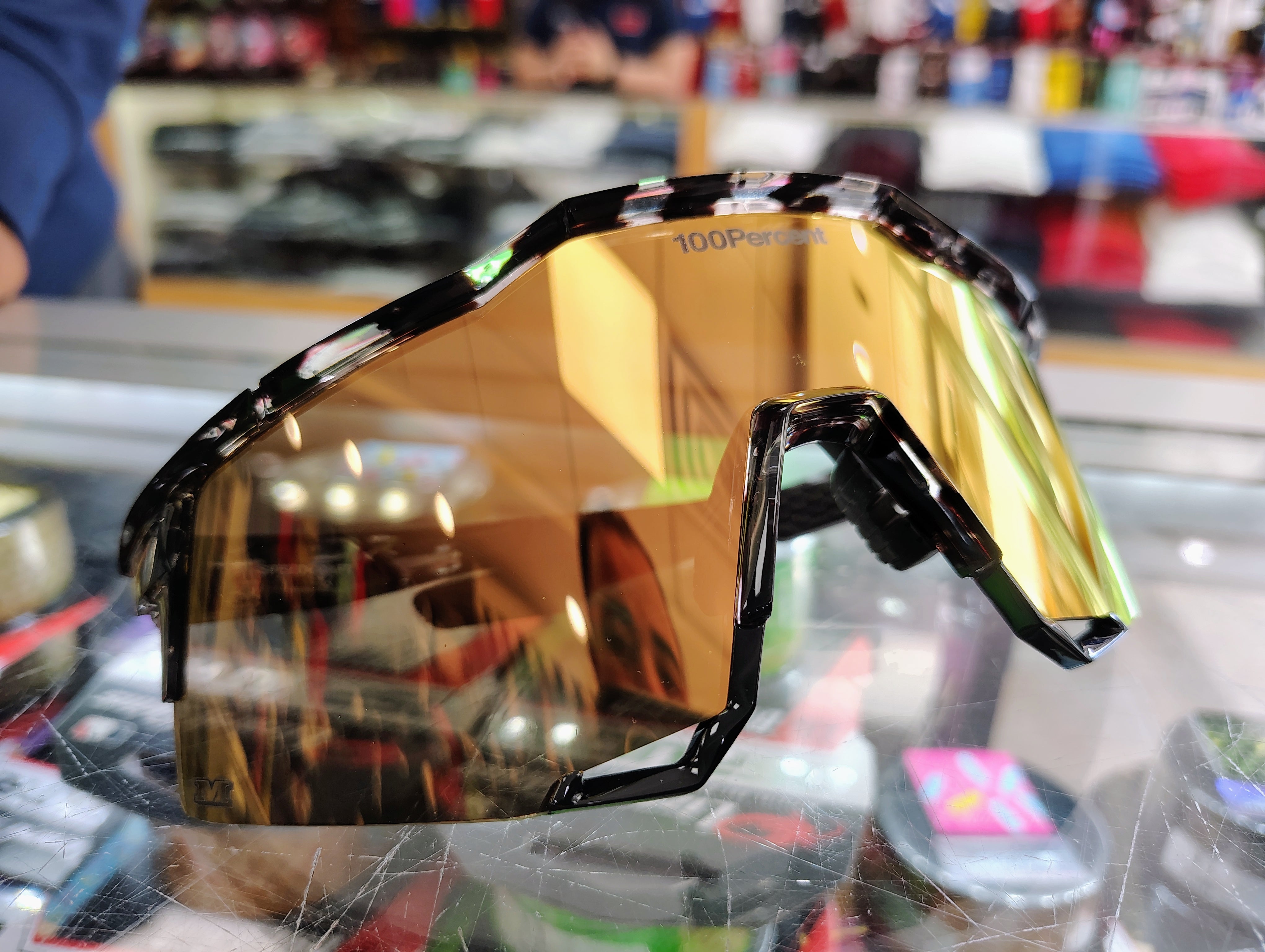 100% Speedcraft Money Mike 3rd Series Sunglasses – Polished Black