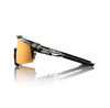 100% Speedcraft Money Mike 3rd Series Sunglasses – Polished Black Tortoise &amp; Signature Gold HiPER Lens