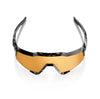 100% Speedcraft Money Mike 3rd Series Sunglasses – Polished Black Tortoise &amp; Signature Gold HiPER Lens