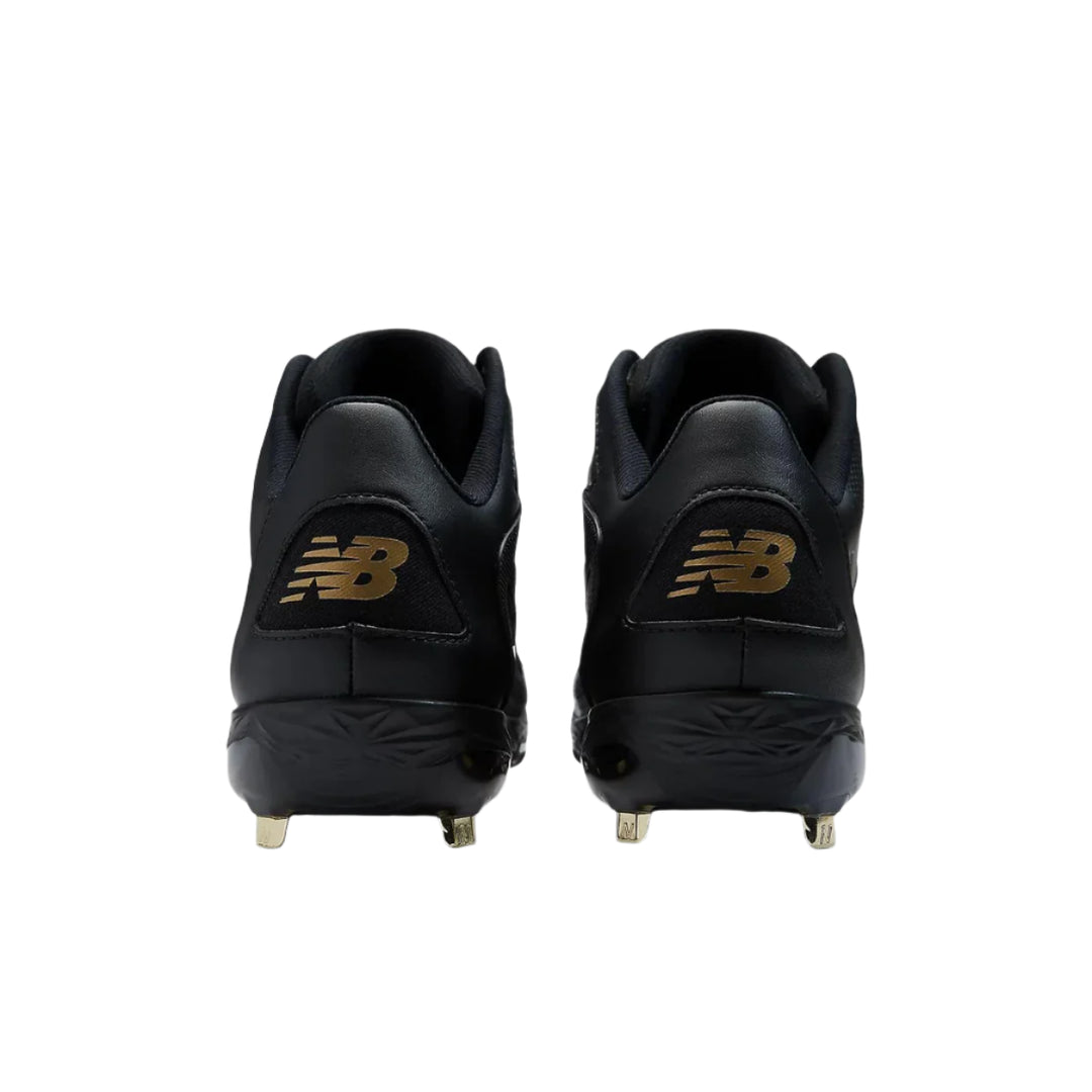 New balance baseball cleats black and gold best sale