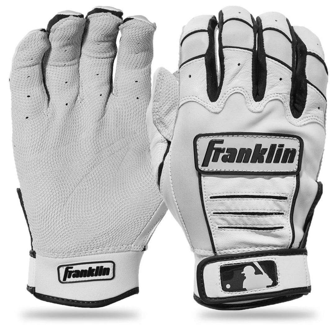 2021 Franklin CFX Pro Batting Gloves - White / Black