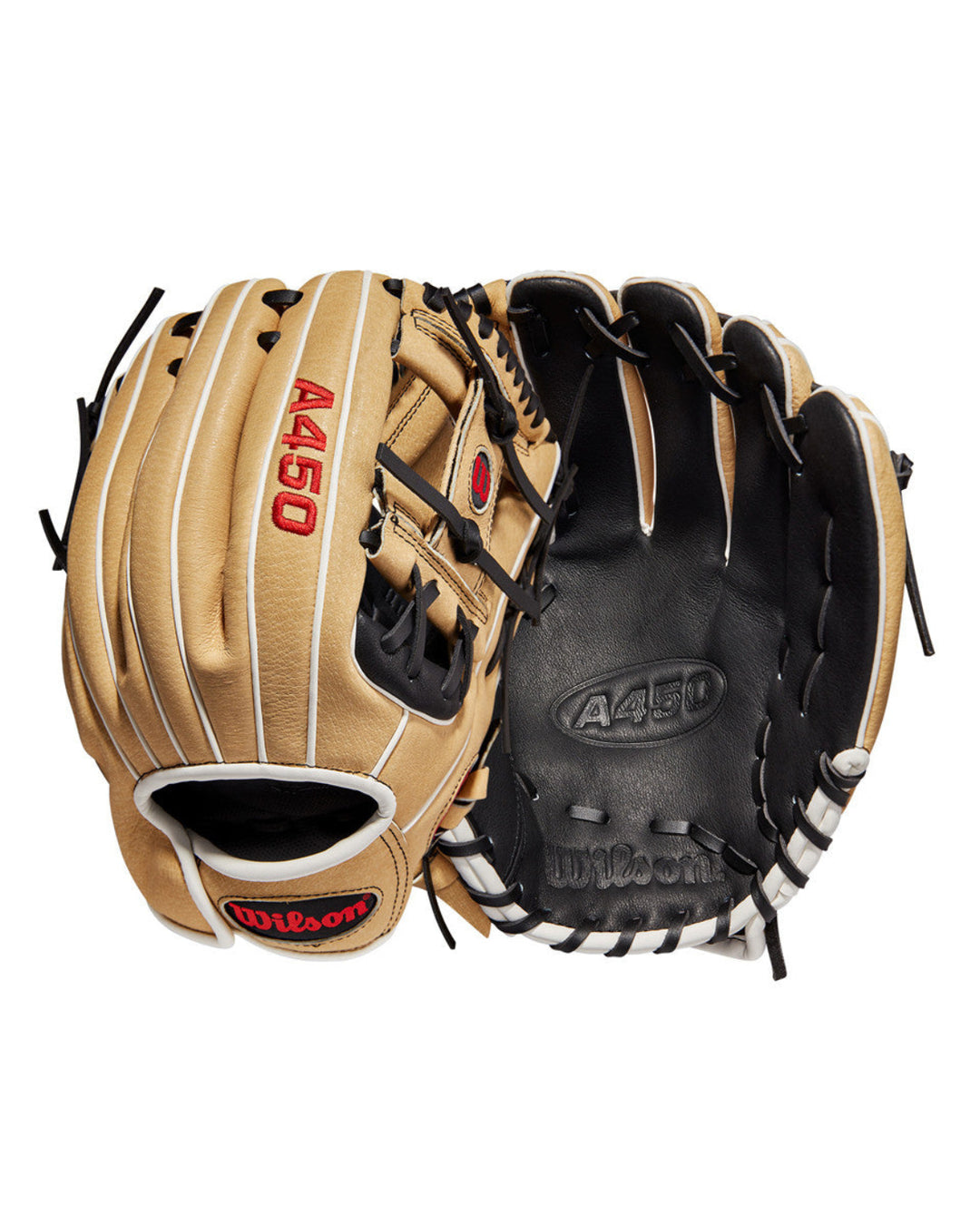 2021 Wilson A450 11.5" Youth Baseball Glove (WBW100174115)3