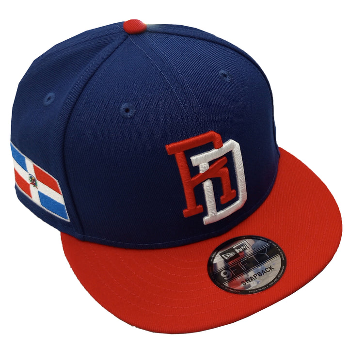 2023 WBC 9FIFTY Dominican Republic Hat – Blue; Red | New Era Snapback