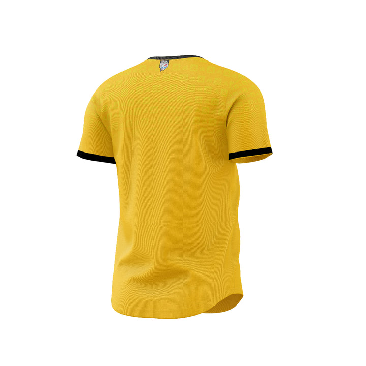 2024-2025 OFFICIAL Aguilas Cibaenas Full Button Jersey - Gold1