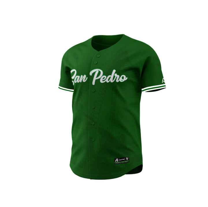 2024-2025 OFFICIAL Estrellas Orientales Full Button Jersey - San Pedro_Green