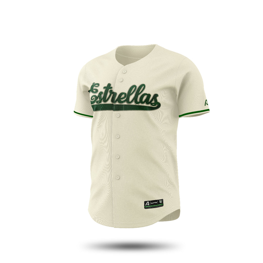 2024-2025 OFFICIAL Estrellas Orientales Full Button Jersey_Beige
