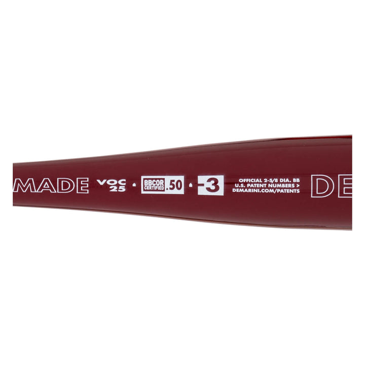 2025 DeMarini VOODOO ONE (-3) BBCOR - Adult Bat3