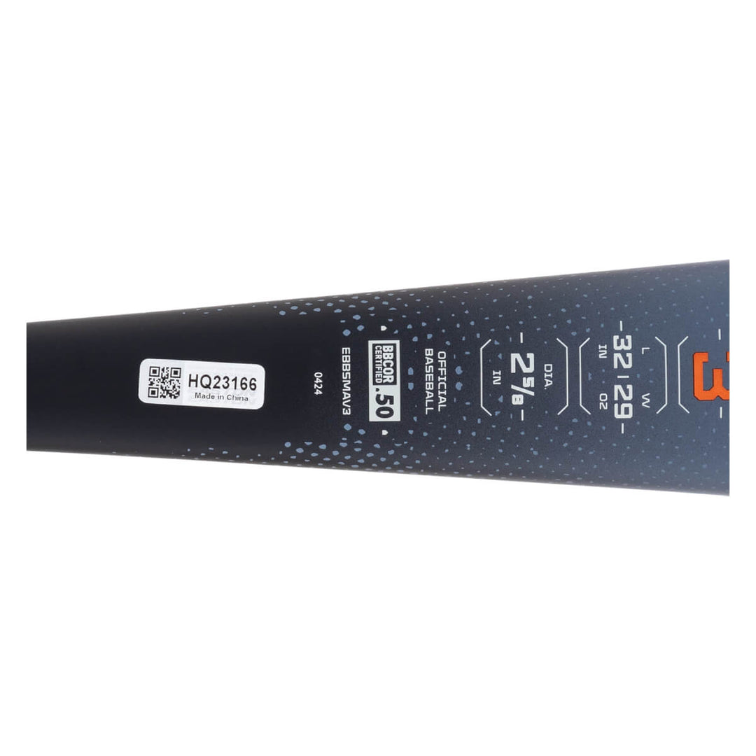 2025 Easton MAV1 BBCOR - Alloy Bat - Balanced3