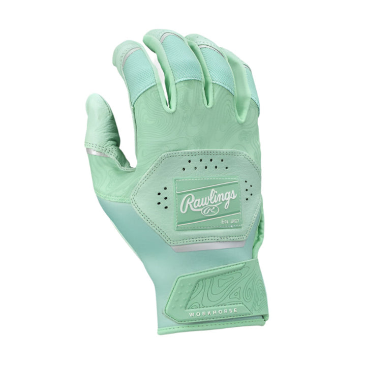 2025 Rawlings Workhorse Adult Baseball Batting Gloves - WH25BG_Mint1