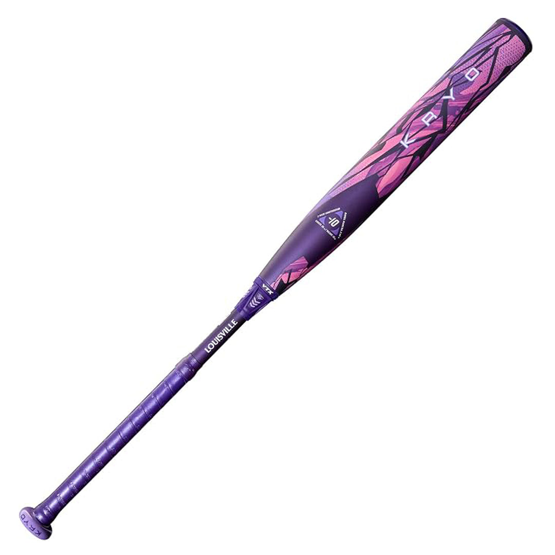 Louisville Slugger Kryo Thundernight WBL4170010 purple pink GO-EX1 barrel view