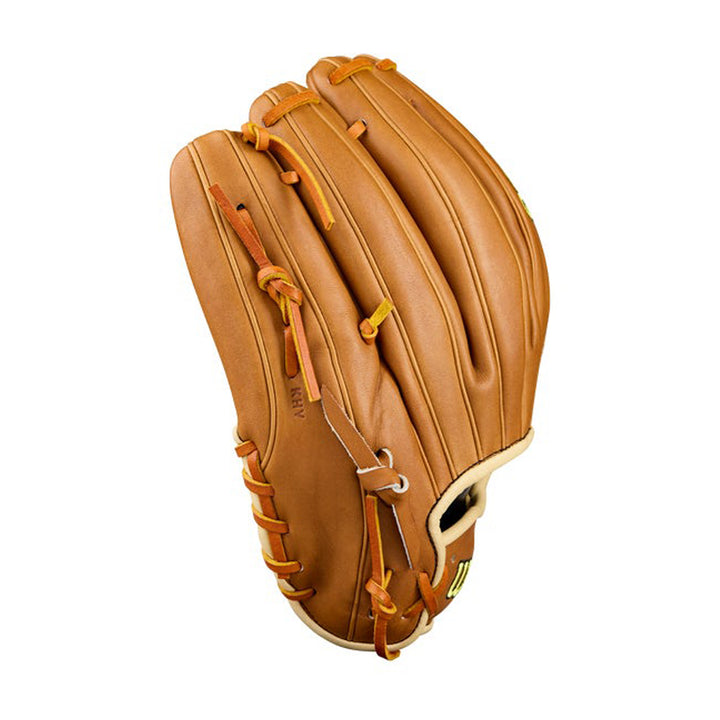 Wilson A2000 B23 WBW10411712 Saddle Tan Pro Stock Leather finger shell side view