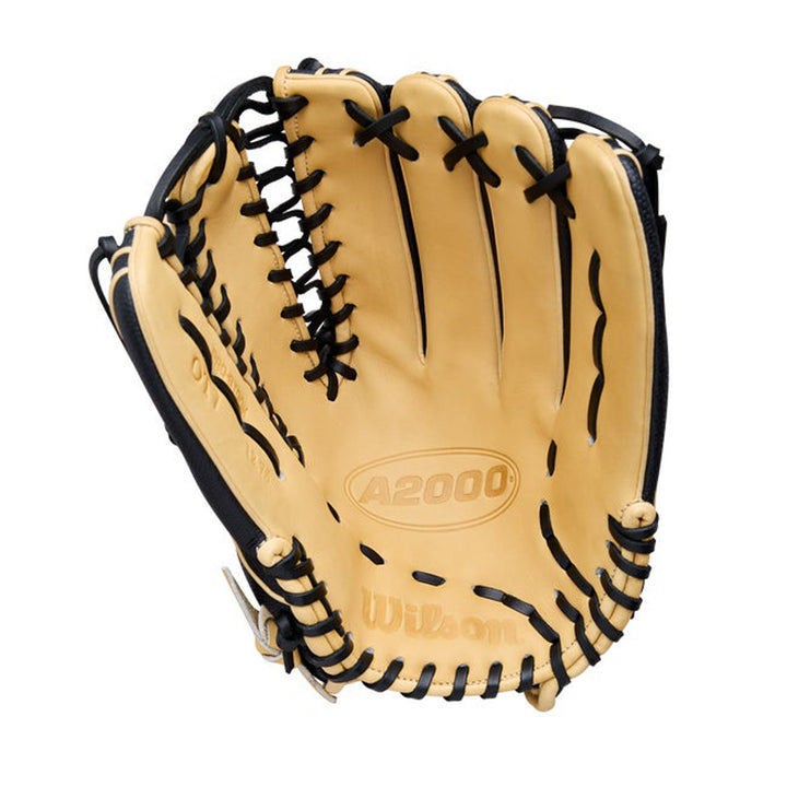 Wilson A2000 OT7SS WBW1041831275 Blonde Pro Stock Leather palm with Black laces