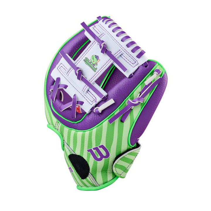 2026 Wilson Backyard Baseball Melonheads A200 EZ Catch 10 inch T-Ball glove Pro I-Web view