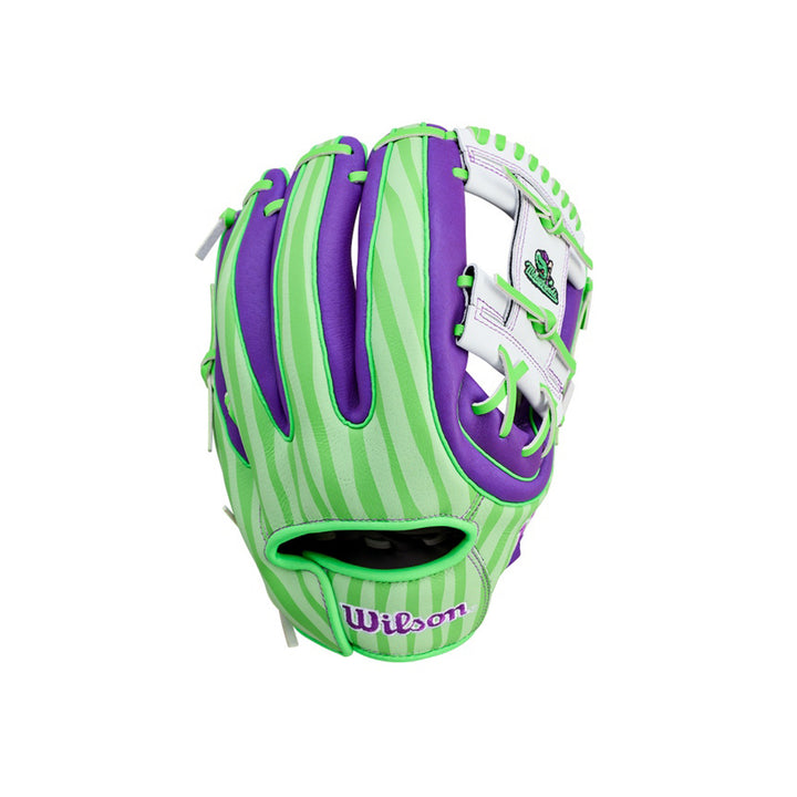 2026 Wilson Backyard Baseball Melonheads A450 11.5 inch youth baseball glove back view