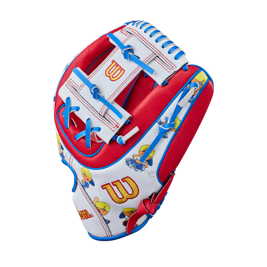 2026 Wilson Backyard Baseball Pablo A450 11.5 inch Youth Baseball Glove I-Web side view