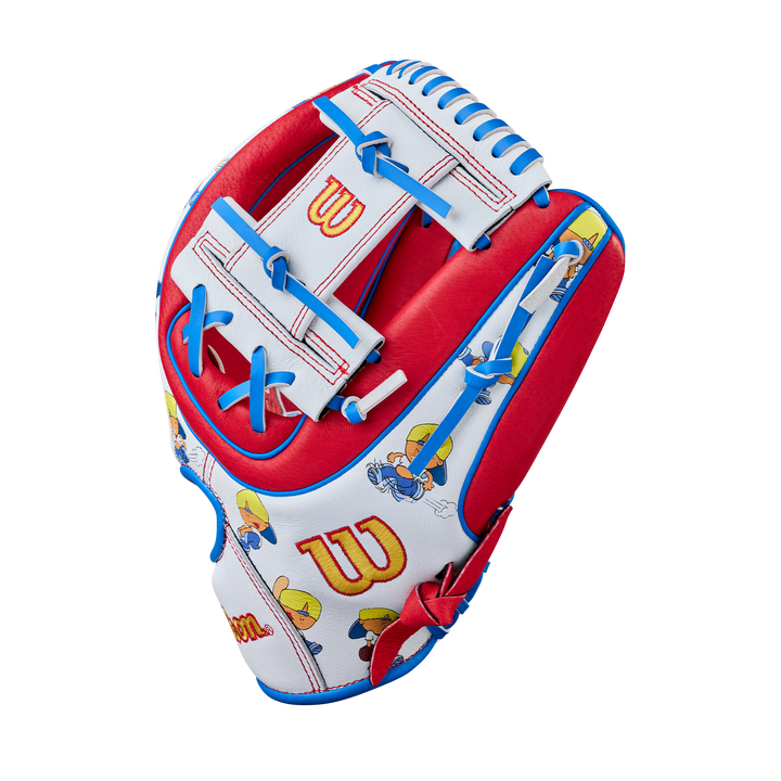 2026 Wilson Backyard Baseball Pablo A450 11.5 inch Youth Baseball Glove I-Web side view