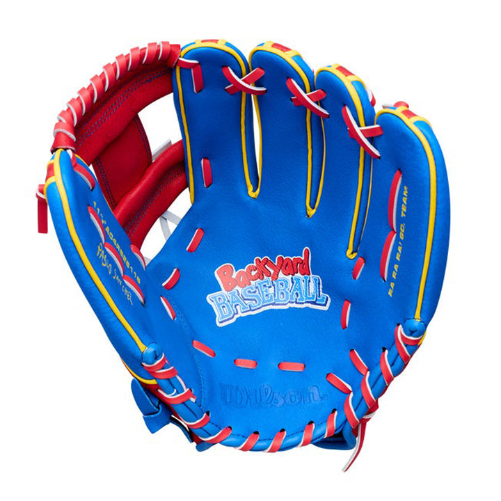 2026 Wilson Backyard Baseball Pablo Secret Weapon A450 11 inch youth baseball glove palm view