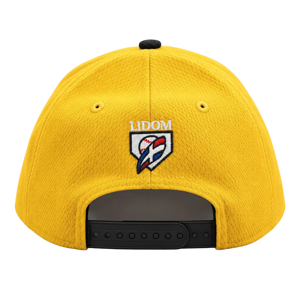 Aguilas Cibaenas New Era 9FORTY Adjustable Hat - Yellow/Black