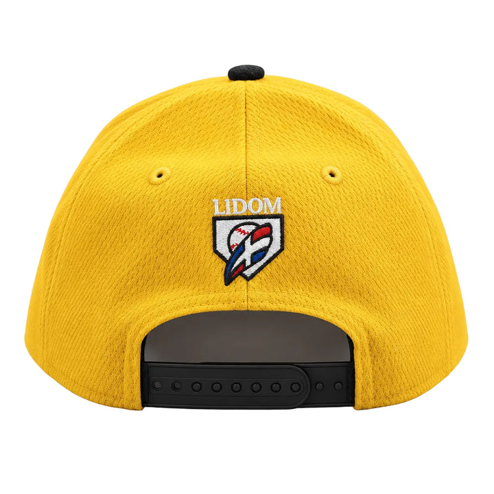 Aguilas Cibaenas New Era 9FORTY Adjustable Hat - Yellow/Black