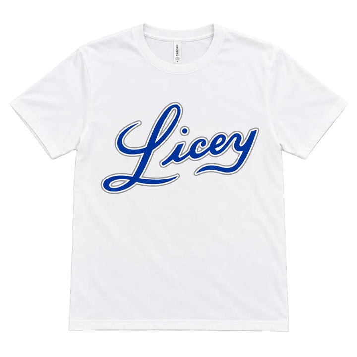 Dominican Baseball Team – Tigres del Licey Royal Blue White / Gray Letters T-shirts