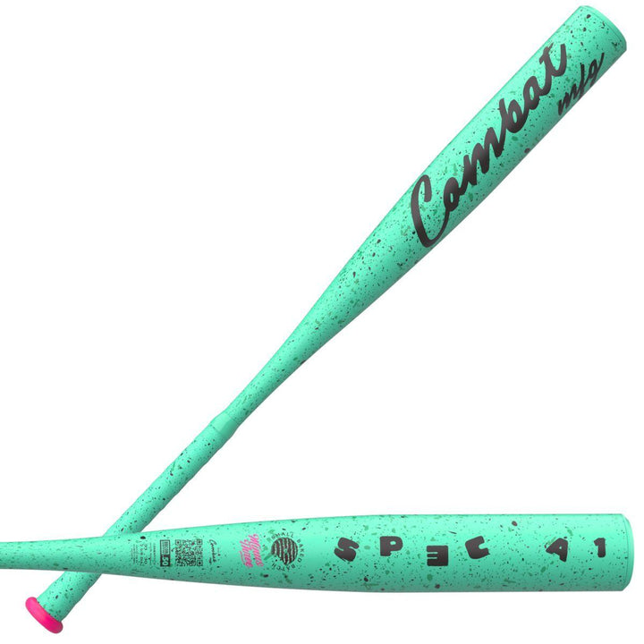 2026 Combat Spec A1 Mint Chocolate Chip BBCOR Baseball Bat End Loaded One-Piece Alloy -3 CBB6MNTC3