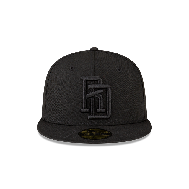 2026 World Baseball Classic Dominicana 59FIFTY Fitted Hat by New Era – Black on Black (BOB)