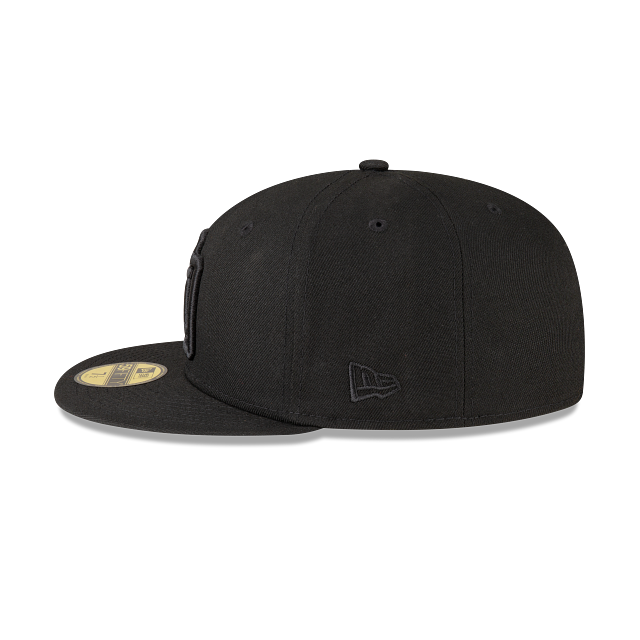 2026 World Baseball Classic Dominicana 59FIFTY Fitted Hat by New Era – Black on Black (BOB)