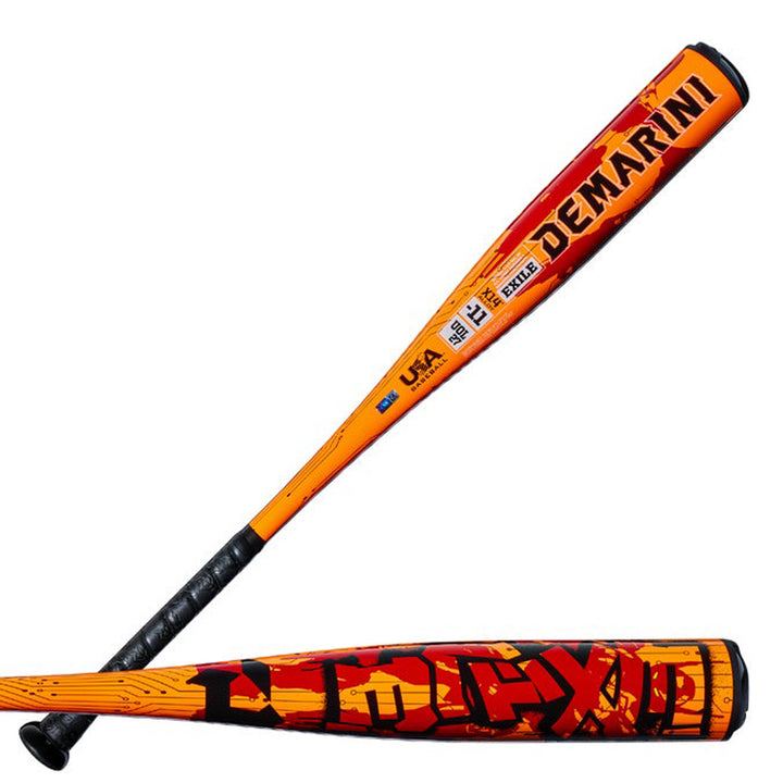 DeMarini Exile WBD2719010 balanced X14 Alloy USA Baseball bat with 2 5/8 inch barrel